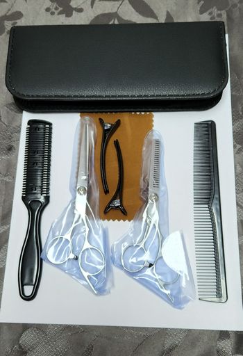 Ensemble 7 pièces ciseaux de coiffure neuf
