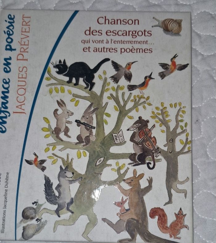 Livre chansons et poèmes Jacques prevert