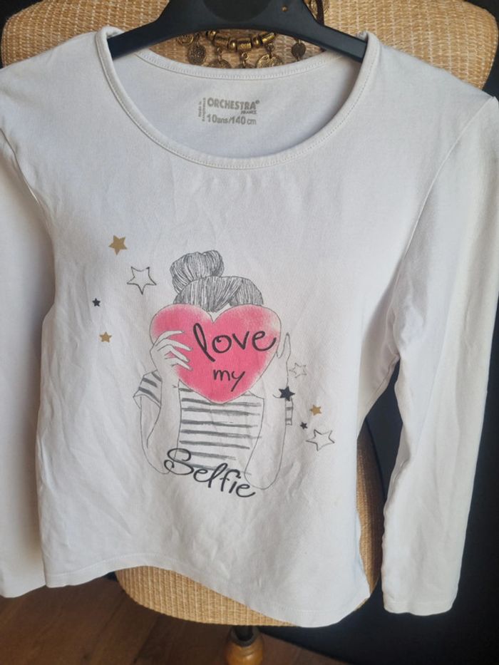 T shirt manche longue Orchestra 10 ans - photo numéro 3