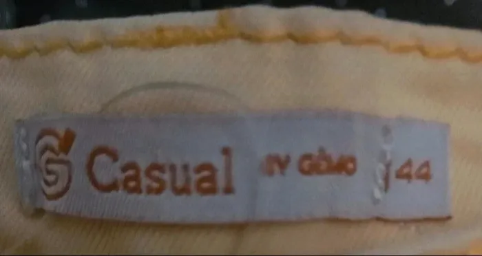 Pantalon jaune Gémo Taille 44 Neuf - photo numéro 5