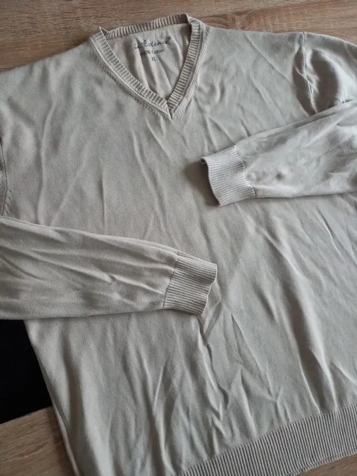 Pull beige Homme XL - photo numéro 10