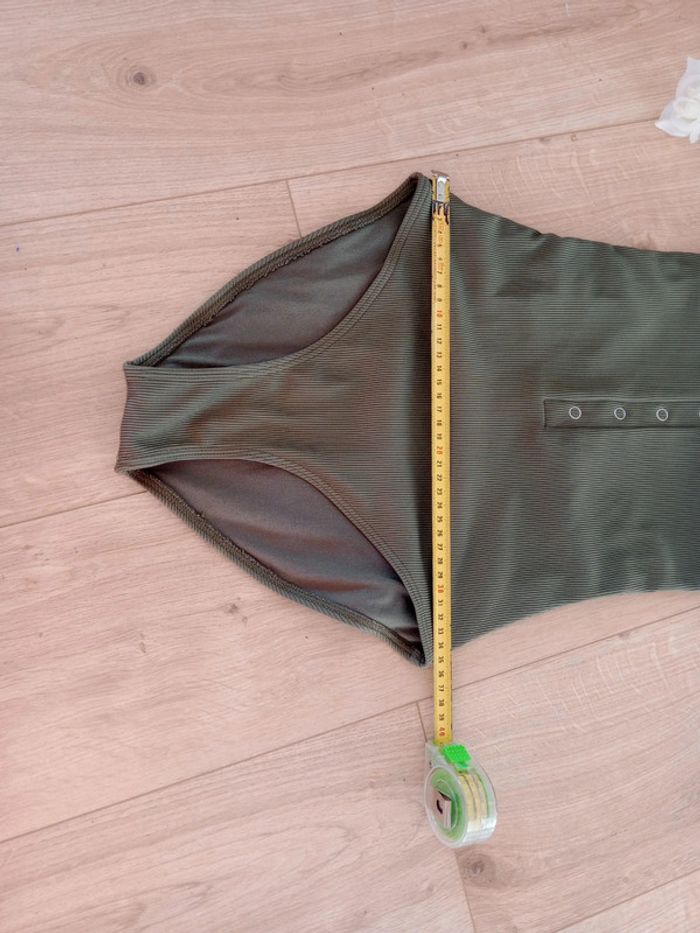 Maillot de bain une pièce kaki femme c84 - photo numéro 9