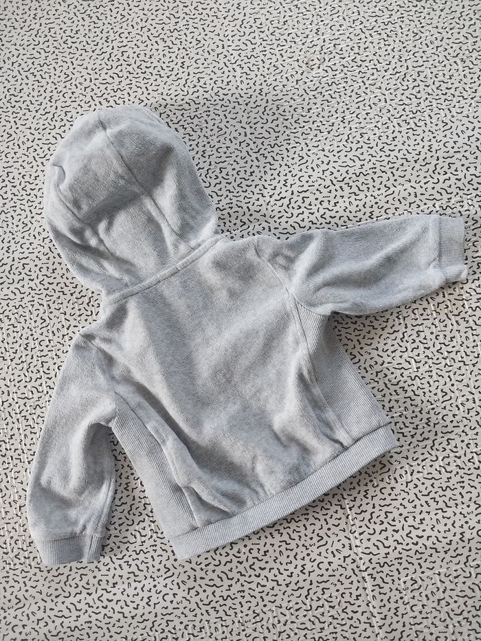 Gilet bébé KIABI gris à capuche "Super Hero" 12 mois - photo numéro 5