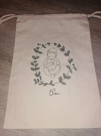 Pochon bébé poétique Mon Petit Léon