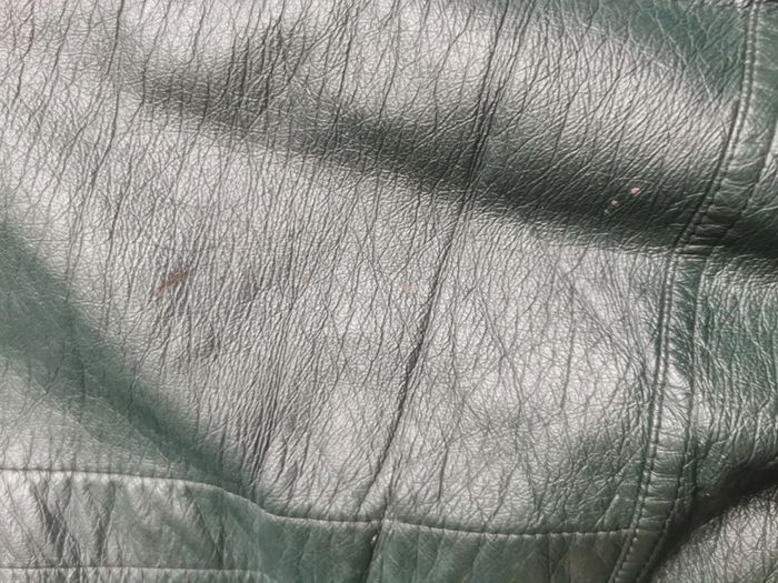 Bombers aviateur cuir enfant vintage vert fonce - photo numéro 10