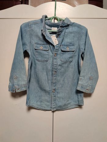 Chemise jean garçon 98 cm