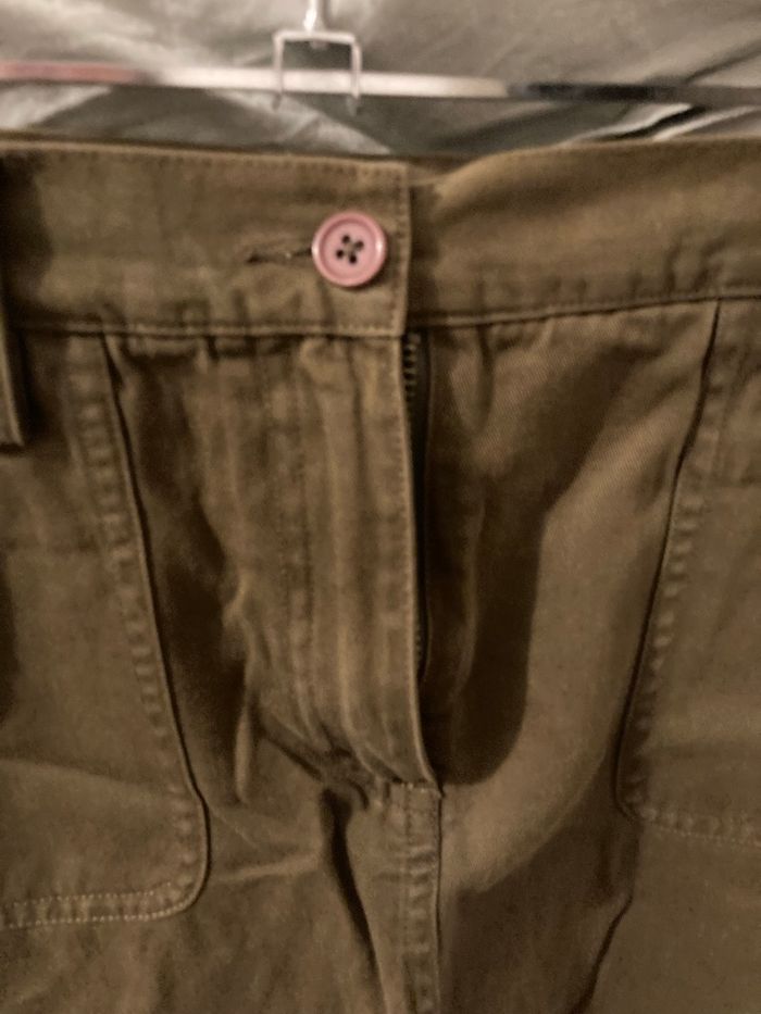 Jupe kaki ESSENTIEL – Taille 36 – coton – très bon état - photo numéro 7