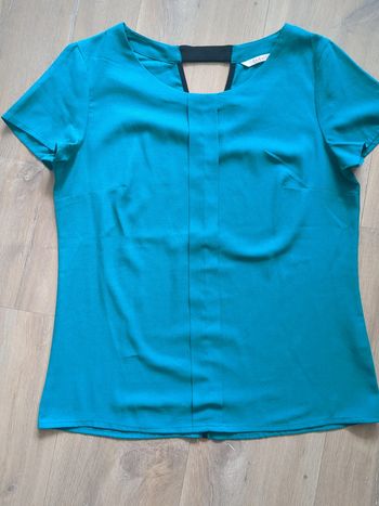 Blouse verte Camaïeu taille 36