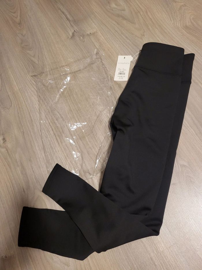 Magnifique legging noir chaud hiver taille xl / xxl H.nathalie neuf avec étiquette 🏷