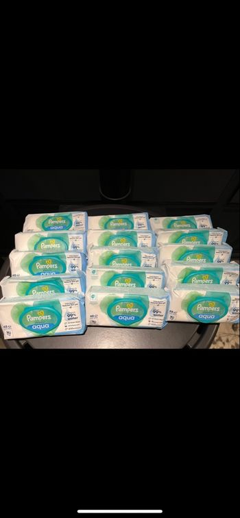 Lingettes Pampers Aqua harmonie 