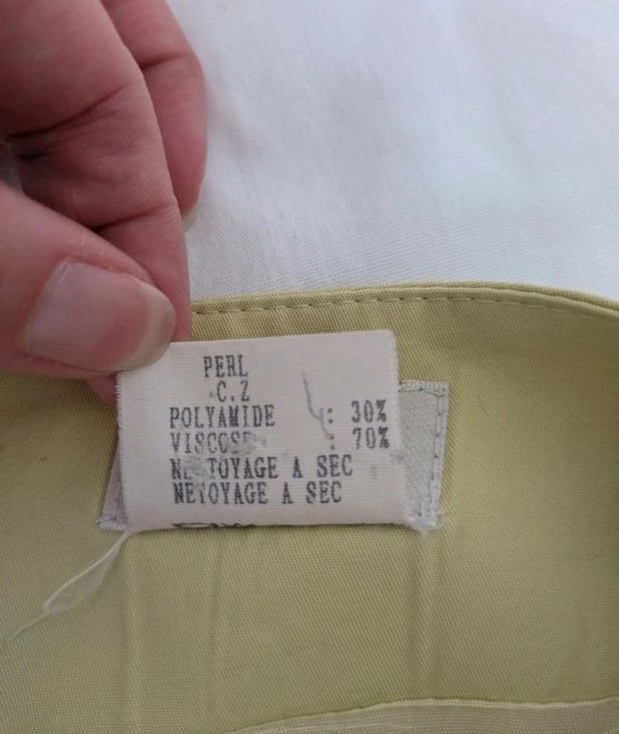 Mini-jupe d'été vintage - Claude Zana - taille 34 - photo numéro 4
