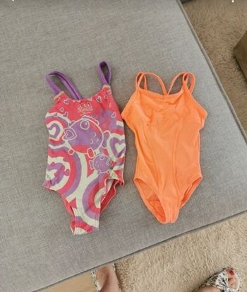 Lot de 2 maillots de bain fille