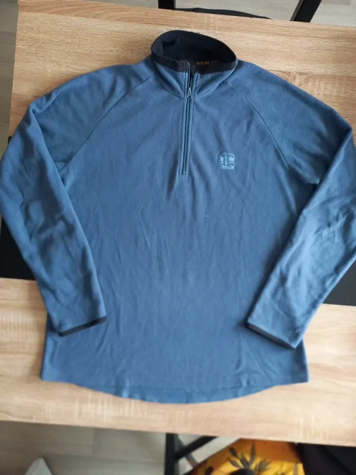 Pull polaire bleu M - photo numéro 4