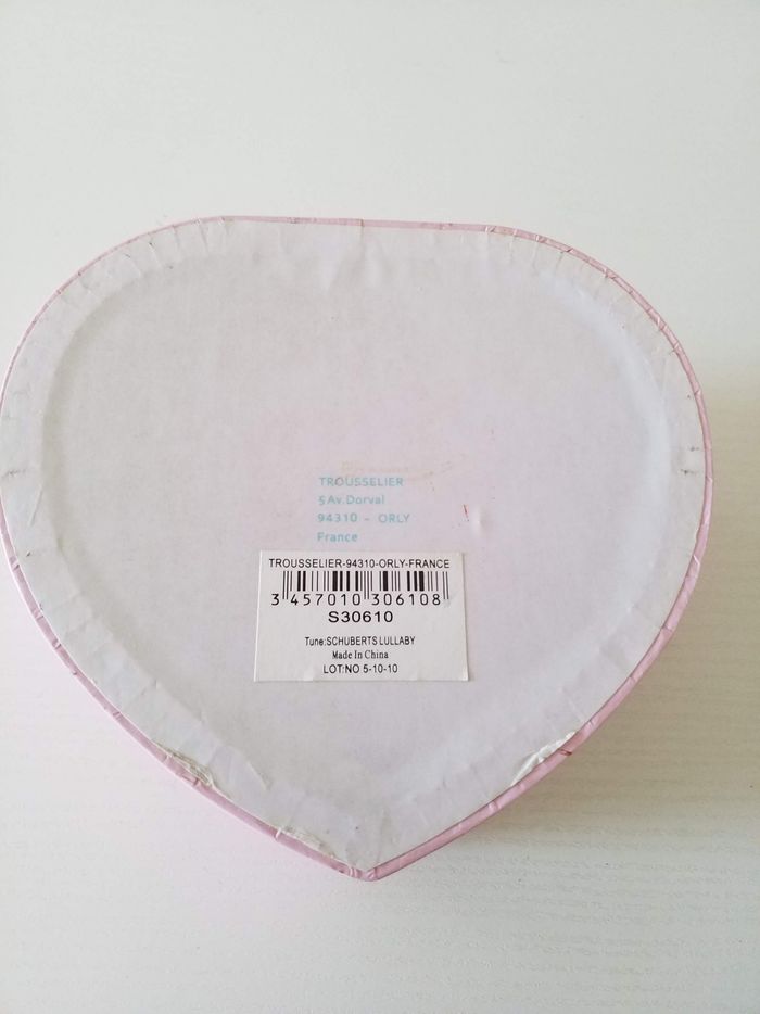 Coffre à bijoux musical avec miroir - photo numéro 3