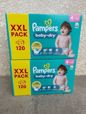 Pampers baby dry taille 4