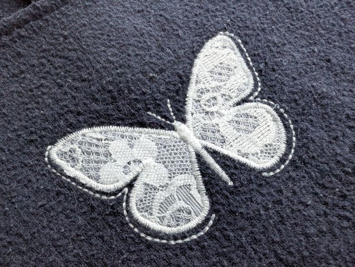 Robe droite marine papillon - 98/104 - Lupilu - photo numéro 4