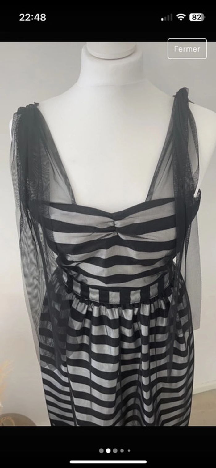 Robe de soirée Naf Naf XS neuve - photo numéro 2