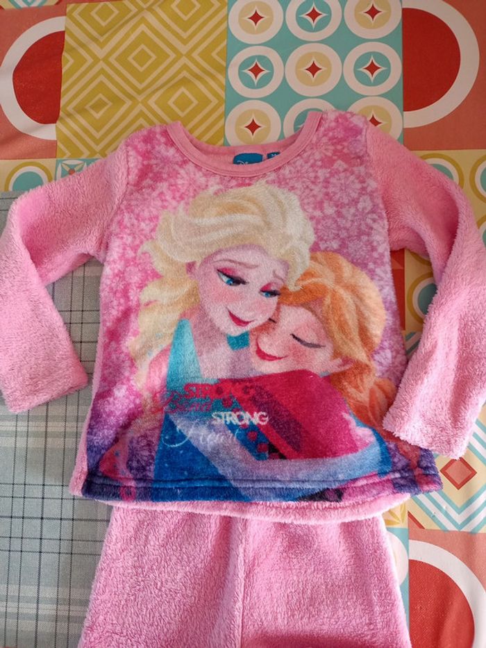 Pyjama 2 pièces rose 3ans - photo numéro 2