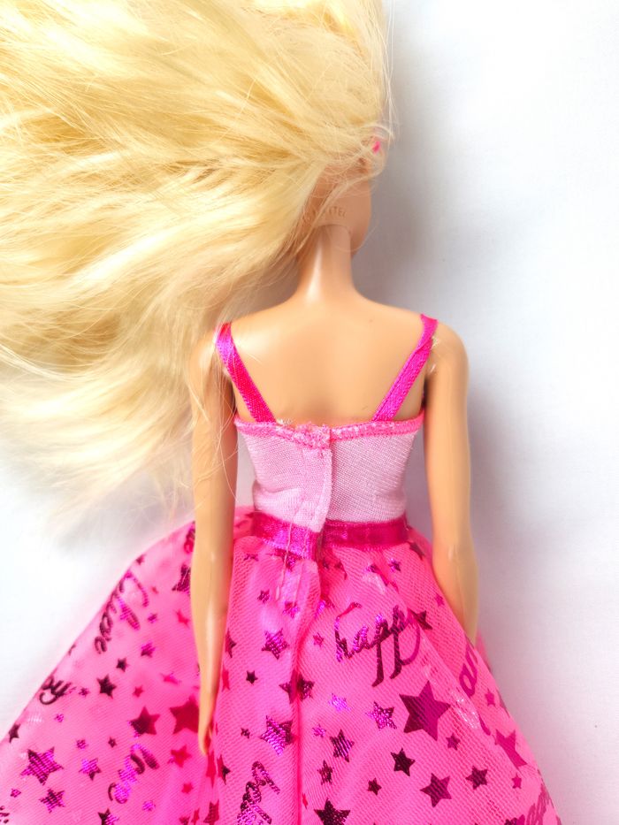 Poupée Barbie Princesse robe rose - Mattel 2015 - photo numéro 5