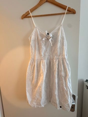 Robe d'été Superdry Blanche en Broderie Anglaise - Taille S 