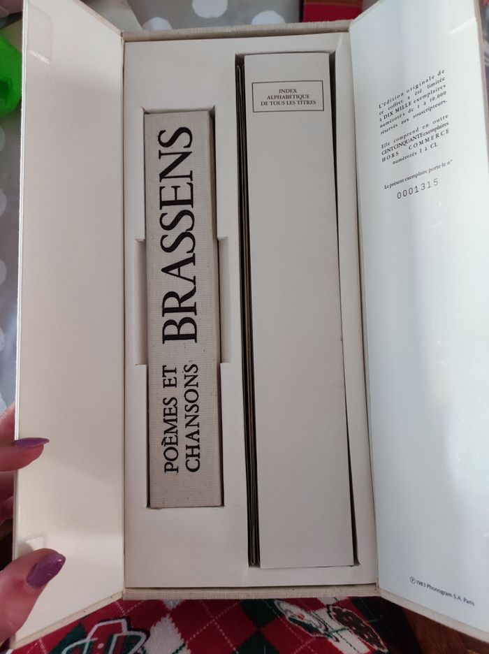 Coffret vinyles Georges Brassens Poèmes et Chansons - photo numéro 3