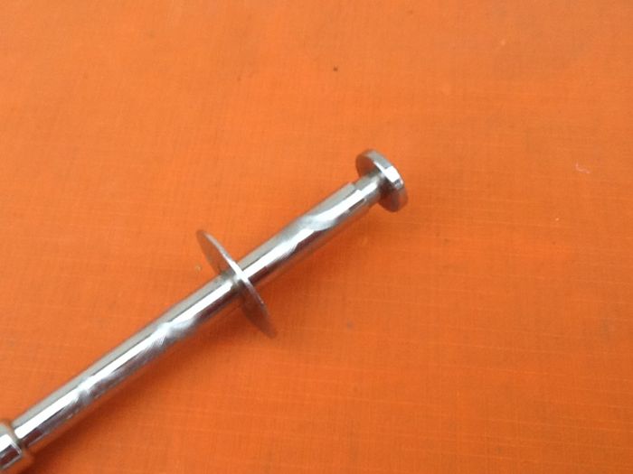 Années 1960 Pince " crabe " à glace / sucre Inox Bouton poussoir / 3 griffes - photo numéro 3