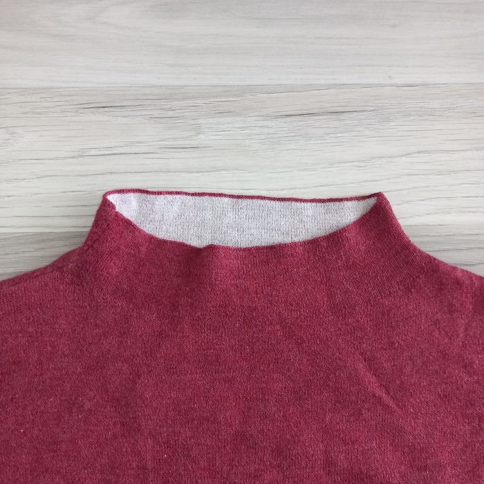 Pull femme avec col bordeaux taille 38 - photo numéro 2