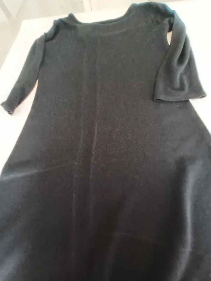 Robe courte Fashion Express T 38 noir et marron - photo numéro 5