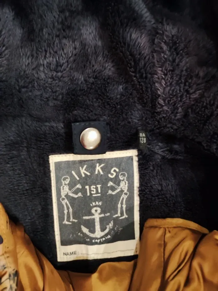 Parka bleu foncé + doudoune - 3 en 1 - 8 ans - photo numéro 15