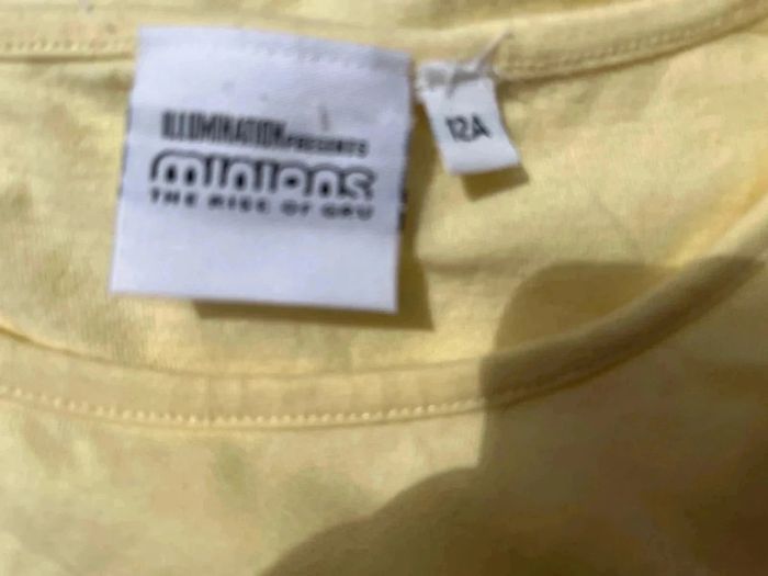 débardeur jaune les mignons taille 12 ans - photo numéro 3