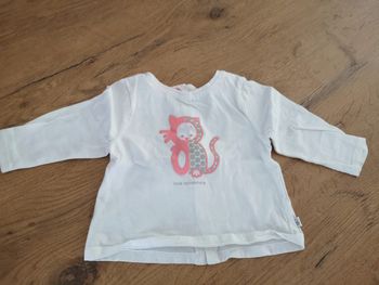 Tee shirt manches longues obaibi 6 mois