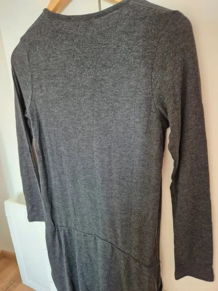 Robe grossesse gris pièce cuir  Envie de fraise Taille 36 38 M - photo numéro 13