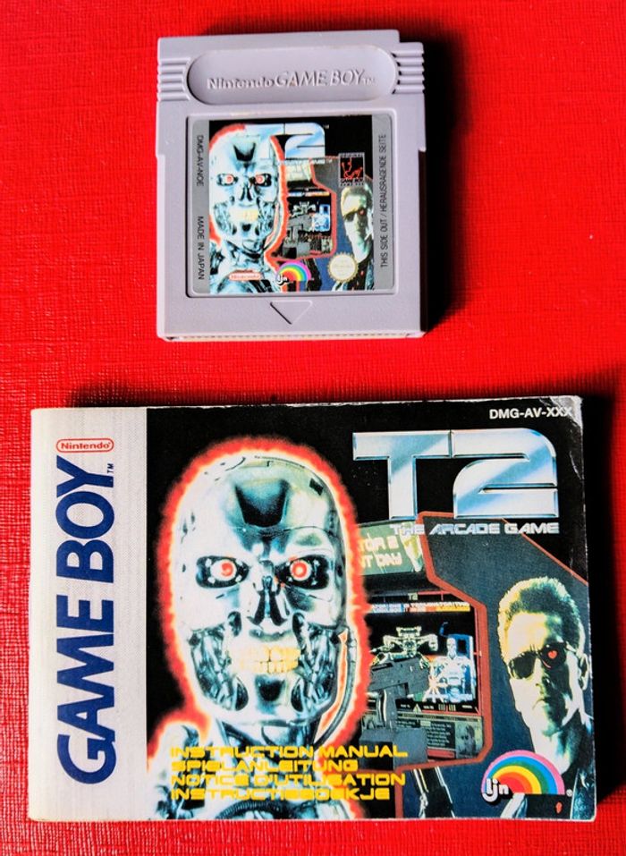 Jeu game boy T2 Terminator 2