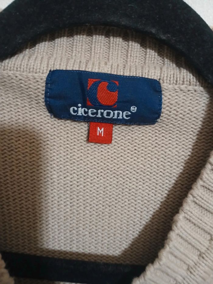 🍍 Pull sans manches col en V Cicerone taille M - photo numéro 6