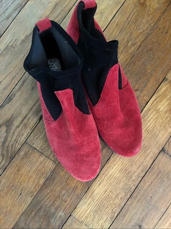 Bottines rouges