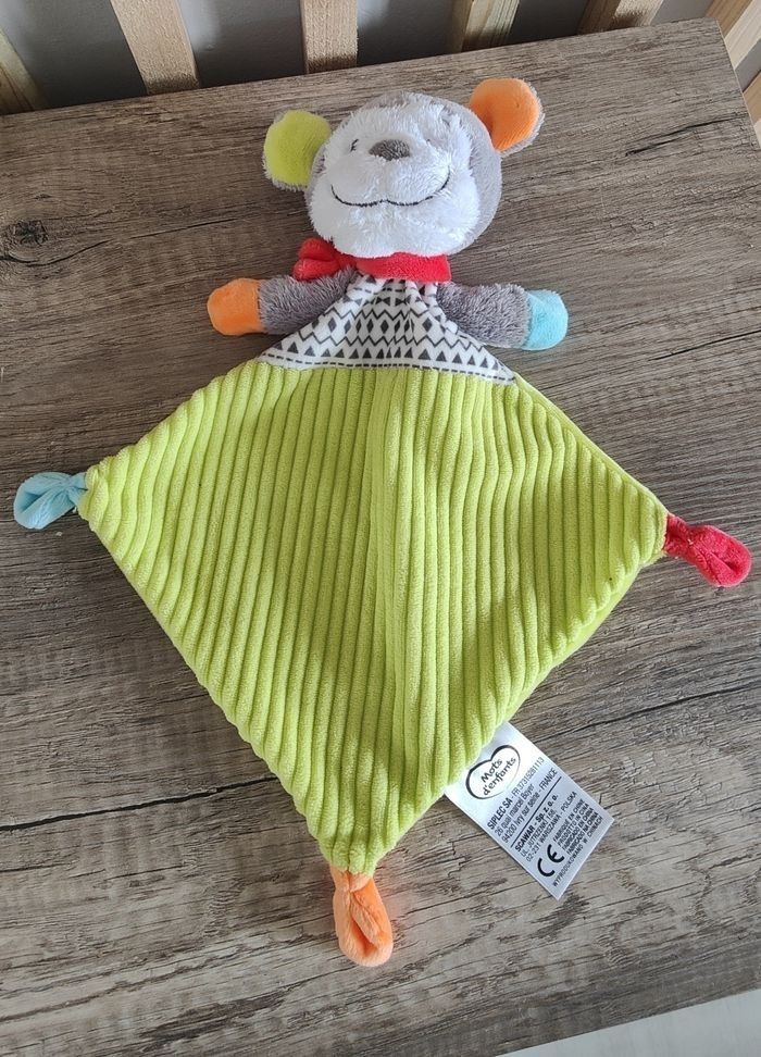 Doudou singe mots d enfants