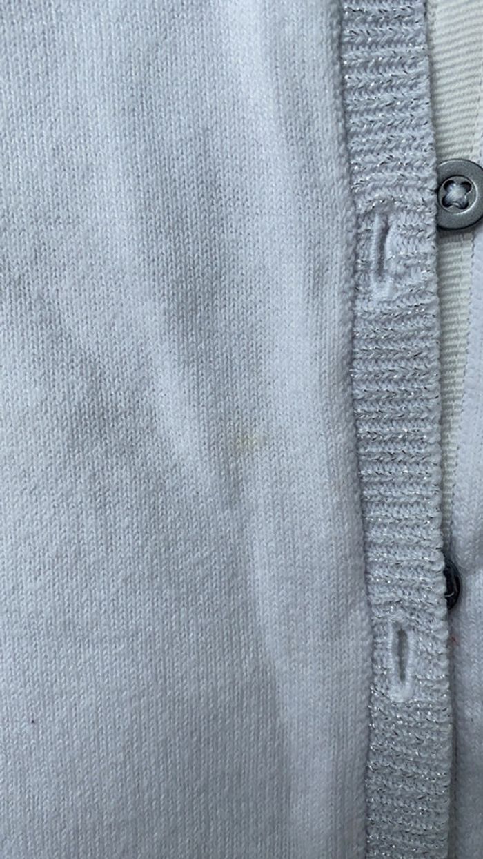 Gilet blanc taille 2-3 ans - photo numéro 2