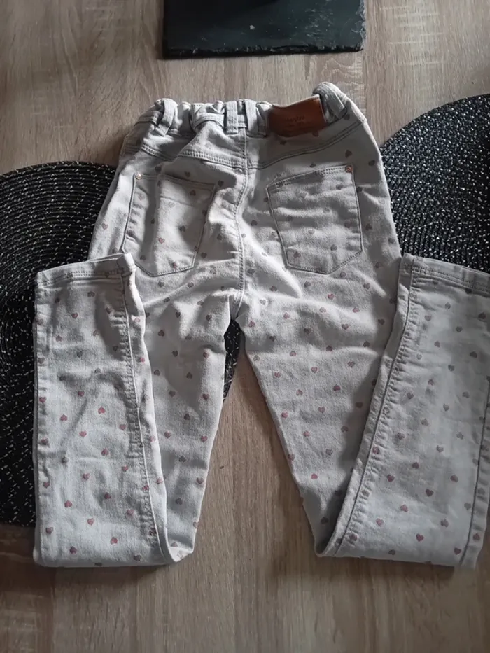 Pantalon jeans 8 ans fille - photo numéro 4