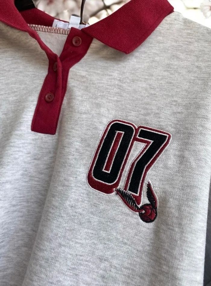 🎀Pull harry Potter de chez Jennyfer gris et rouge bordeaux taille S🎀 - photo numéro 6