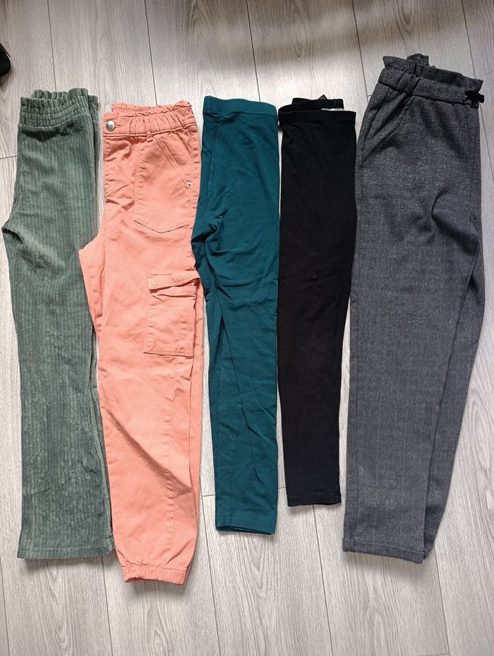 Lot 8 pantalons 10 fille
