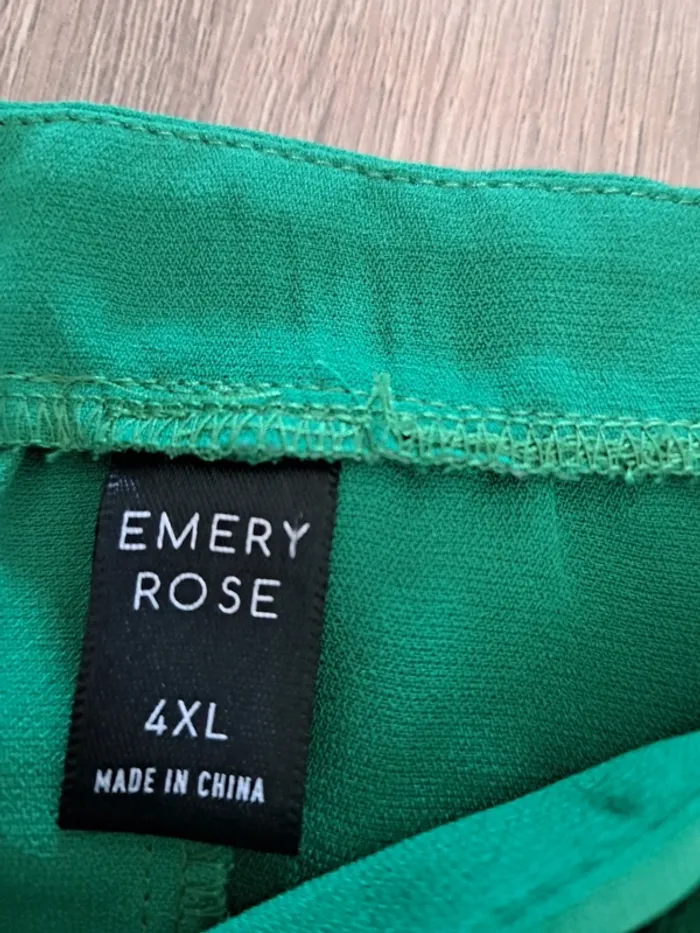 T-shirt vert Emery rose 4XL - photo numéro 3