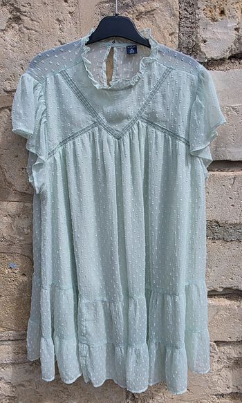Robe été vert d'eau