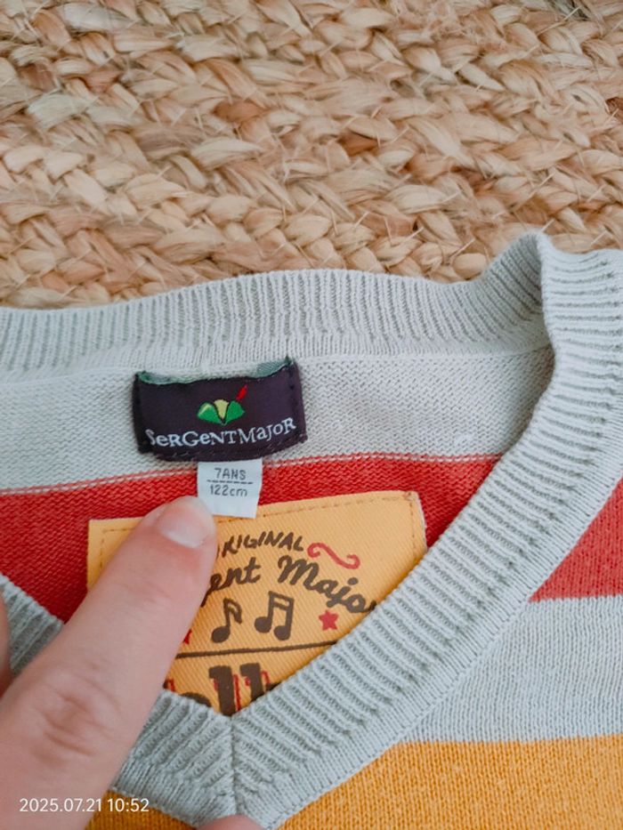 Pull fin sergent major 7 ans - photo numéro 2