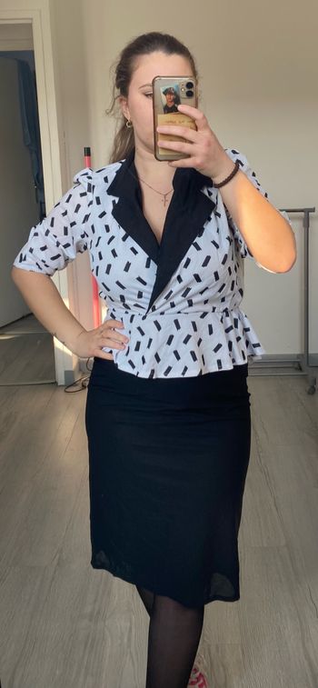 Robe noir et blanc