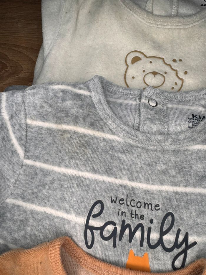 🌷Lot de 9 pyjamas bébé fille taille 6 mois🌷 - photo numéro 3