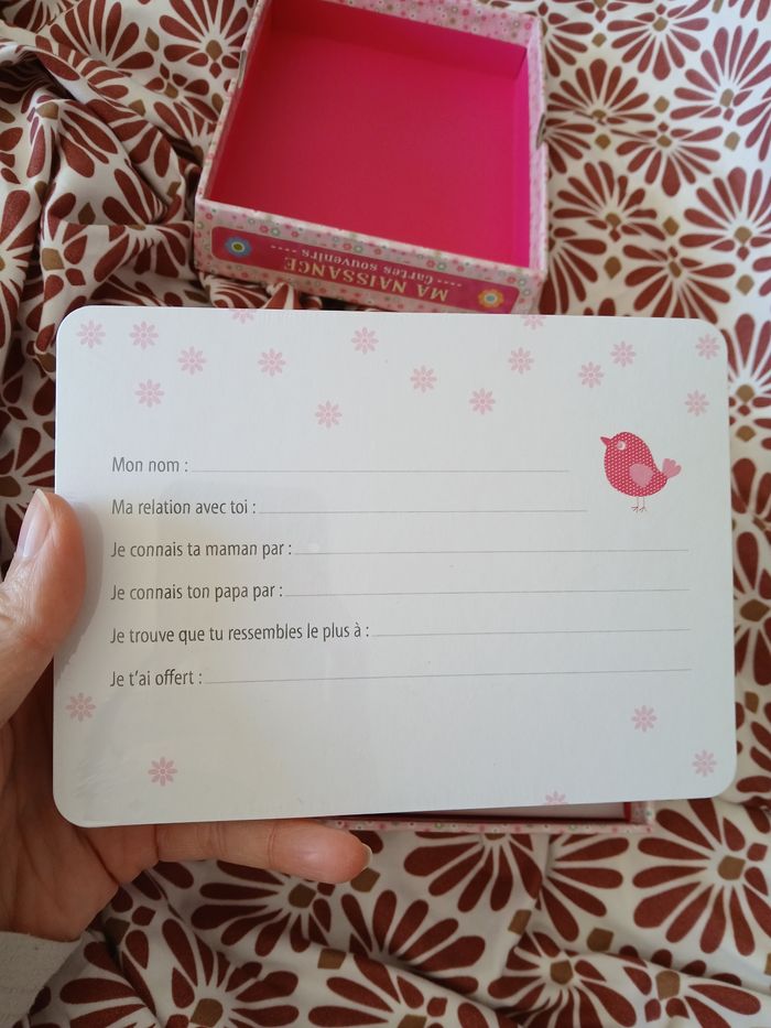 Cartes souvenirs naissance - photo numéro 3