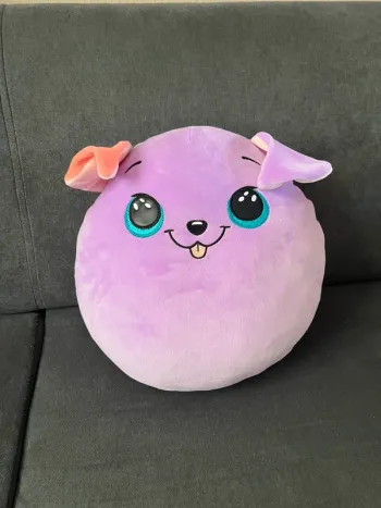 Peluche Ty Squish A Boos Medium Bitsy Le Chien Violet