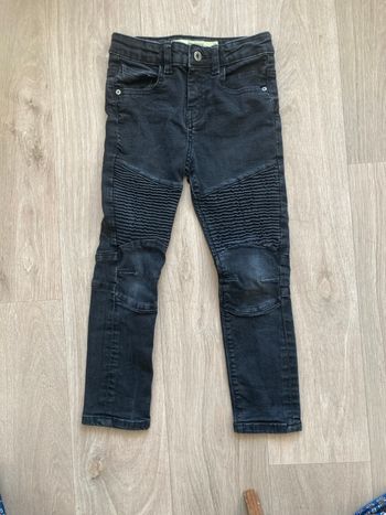 Jeans skinny noir garçon 6-7ans 