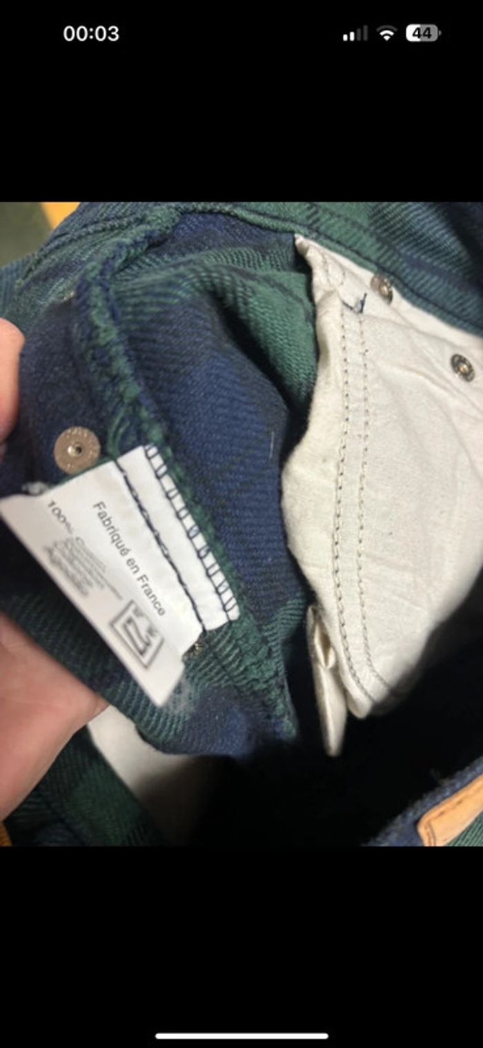 Jean Façonnable neuf à carreaux - Taille 27 - photo numéro 10