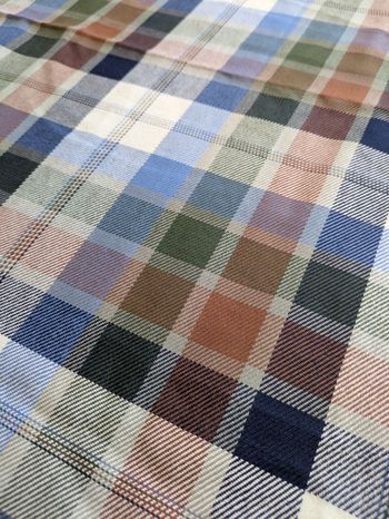 Tissu carreaux Vintage neuf